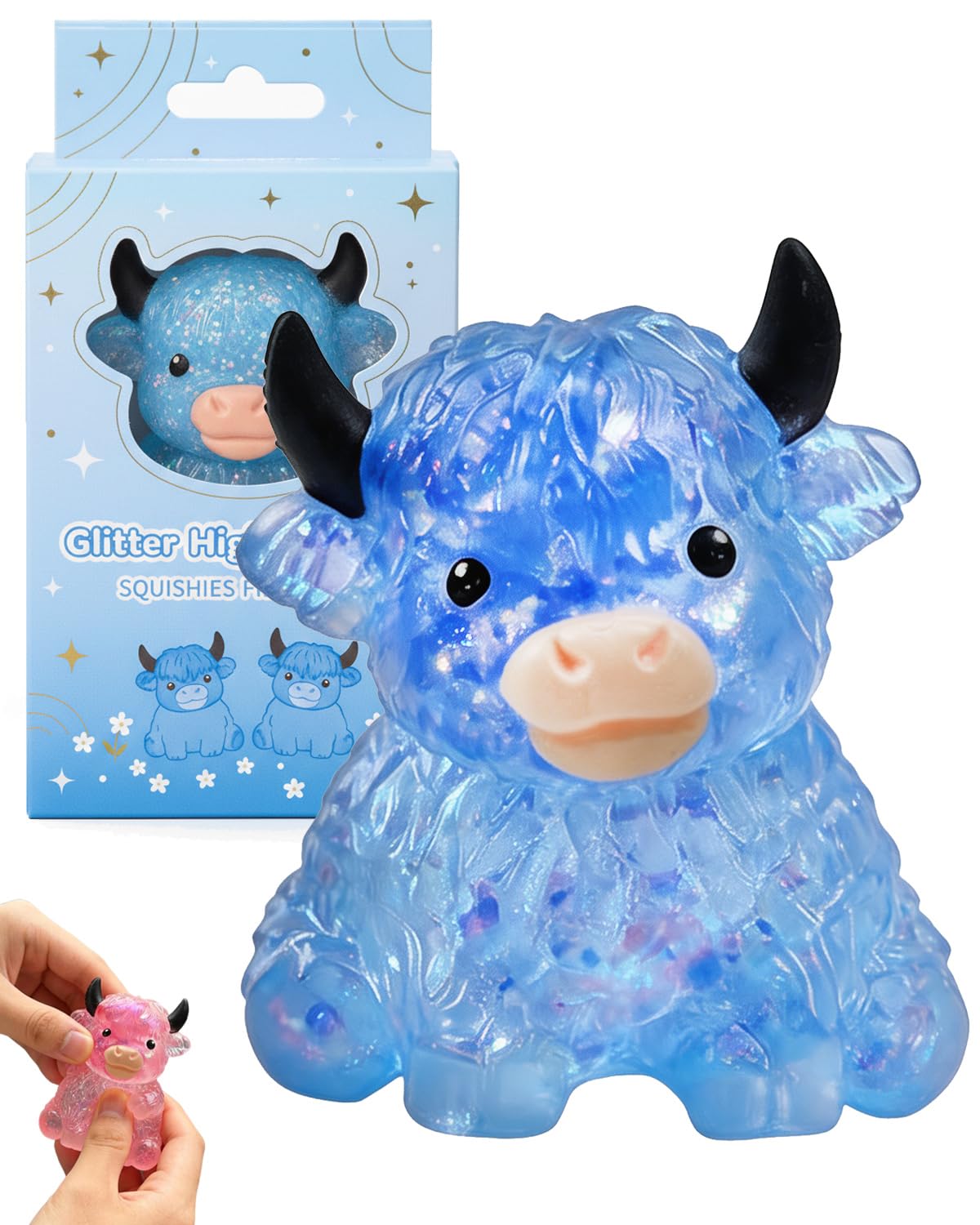 Schylling NeeDoh Advent Calendar - 24 Days of Sensory Surprises - Squishy Toys with Fun Shapes and Textures - Ages 3 and Up - Color May Vary; 24 NeeDoh Toys in One Calendar