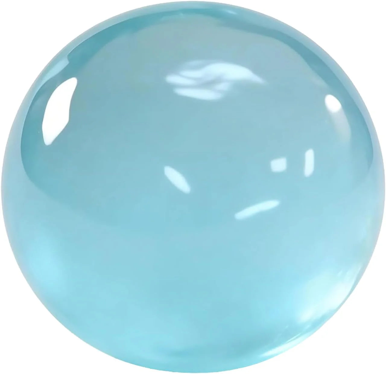 Coconut Oil Squishy, Coconut Oil Slow Rising Squeeze Stress Ball Clear Jelly Bubblegum Texture Coconut Oil Squishy Toy (Blue) - US 5963