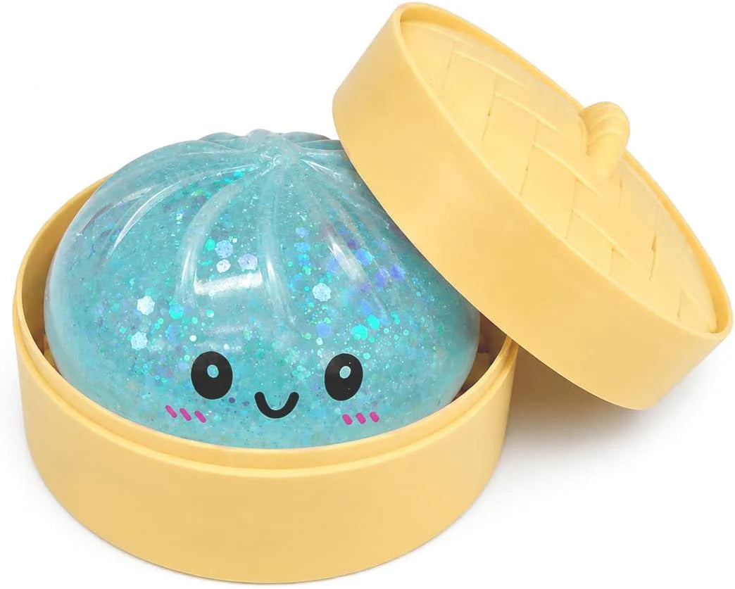 Blue Dumpling Squishies New Mystery Squishies Dumpling with Box Stress Relief Balls Sensory Toys Desk Squeeze Toys Gift - US 2649