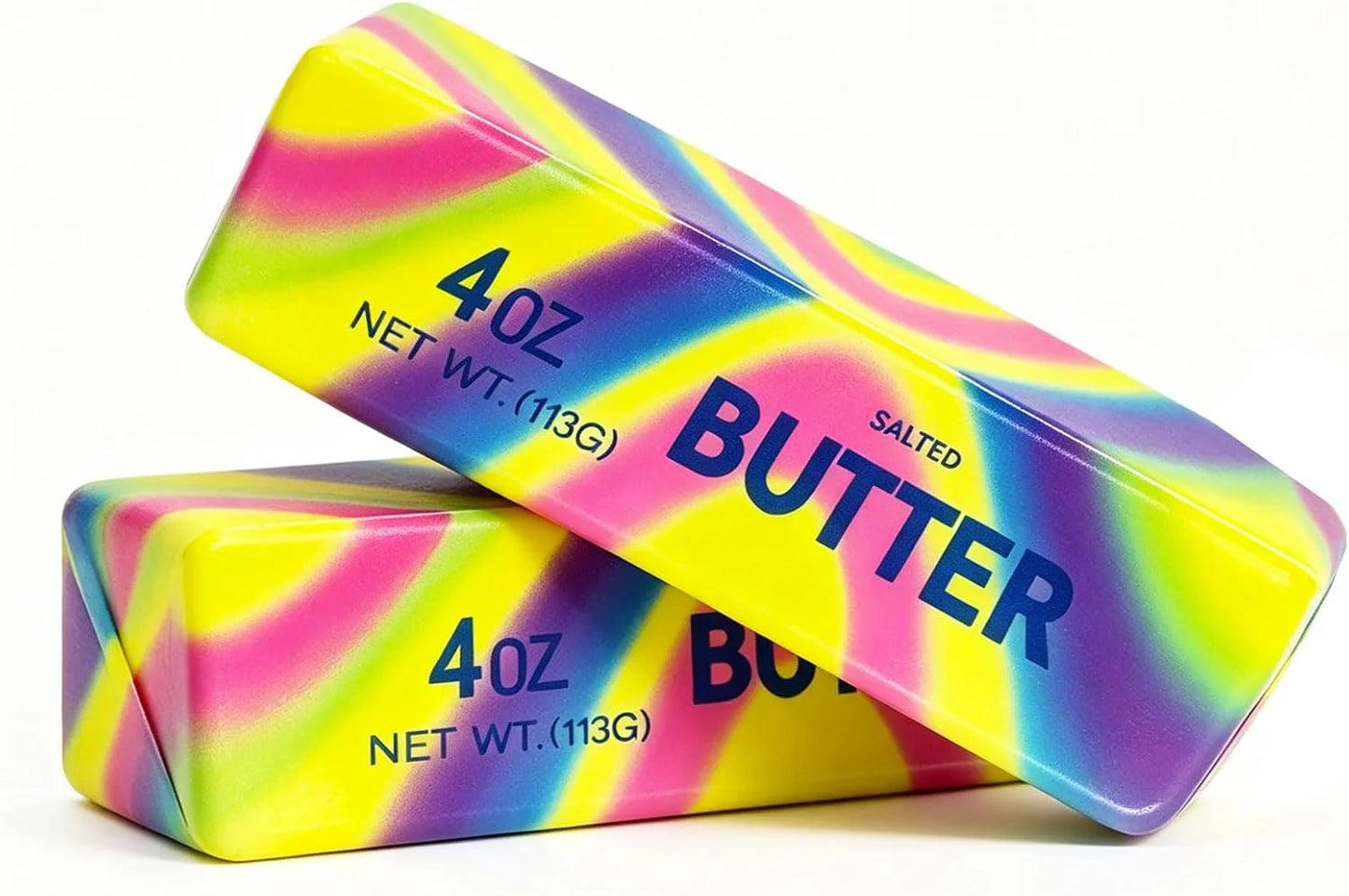 Slow Rising Squishy，Taba Squishy, Stress Balls，Party Favor Gift (Butter stick-2pcs)-0519 (Colorful-2pcs) - US 8567